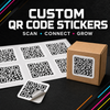 Custom QR Code Sticker Labels