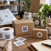 Custom QR Code Sticker Labels